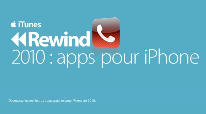 Apple's 2010 iTunes Rewind, selection of the best free iPhone apps