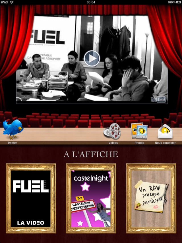cineVenus sur iPad — capture 1