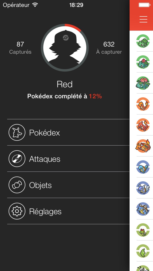 Pokédex sur iPhone — capture 4